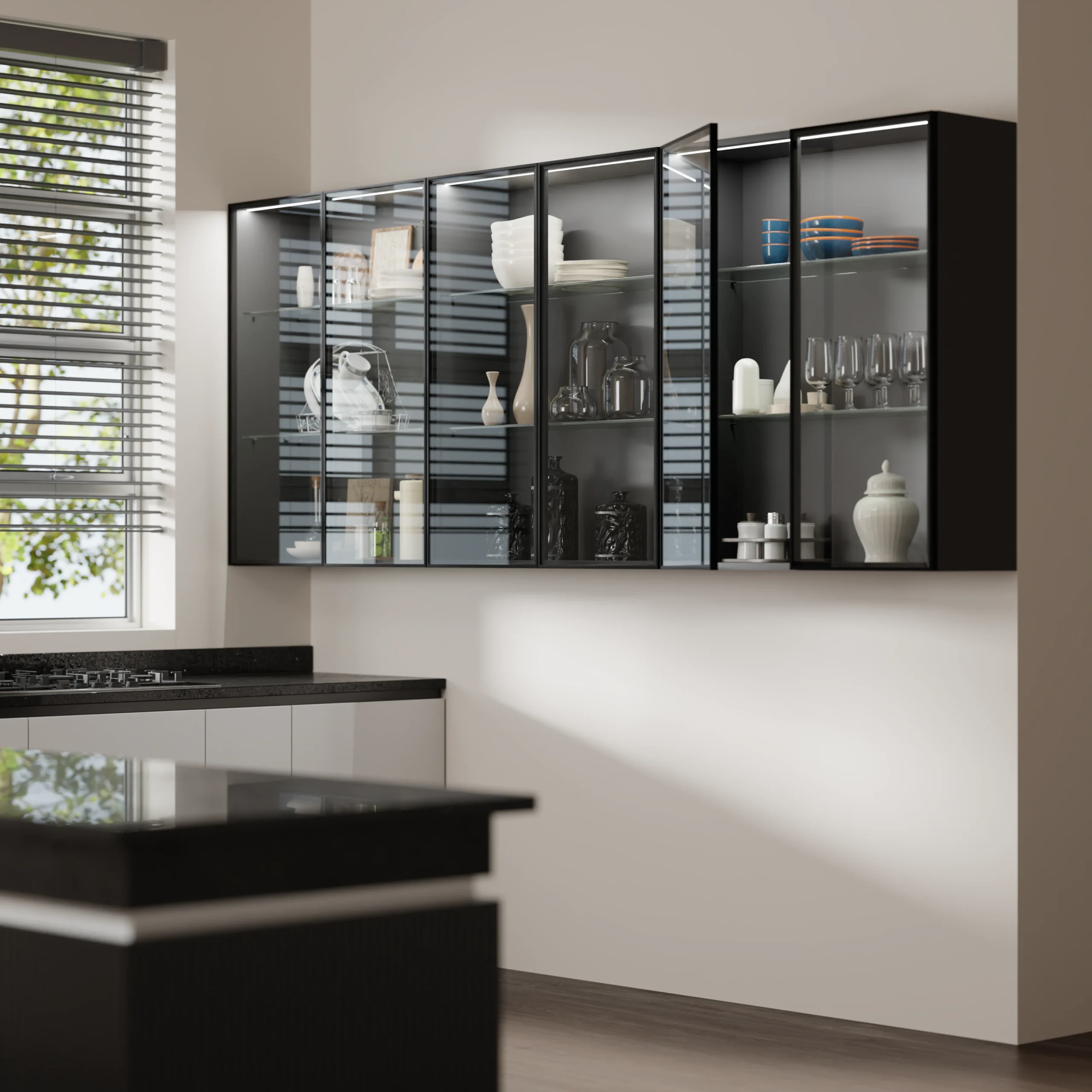 Modern Hinged Door Cupboard Layout