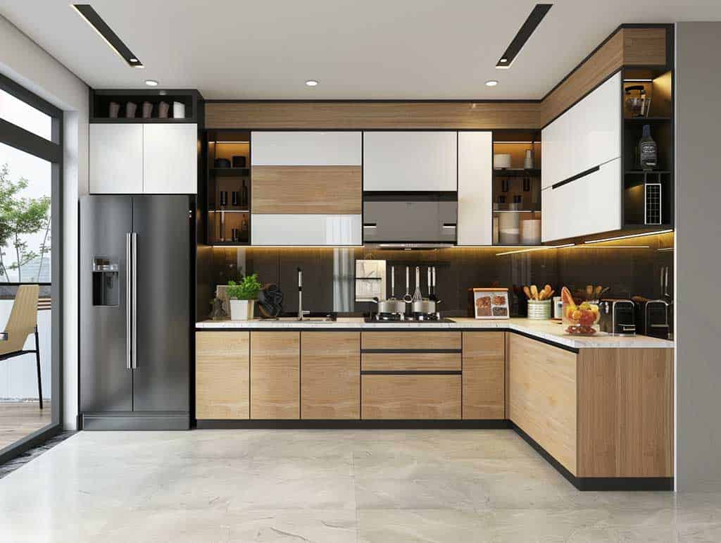 L-Shaped Kitchen Layout