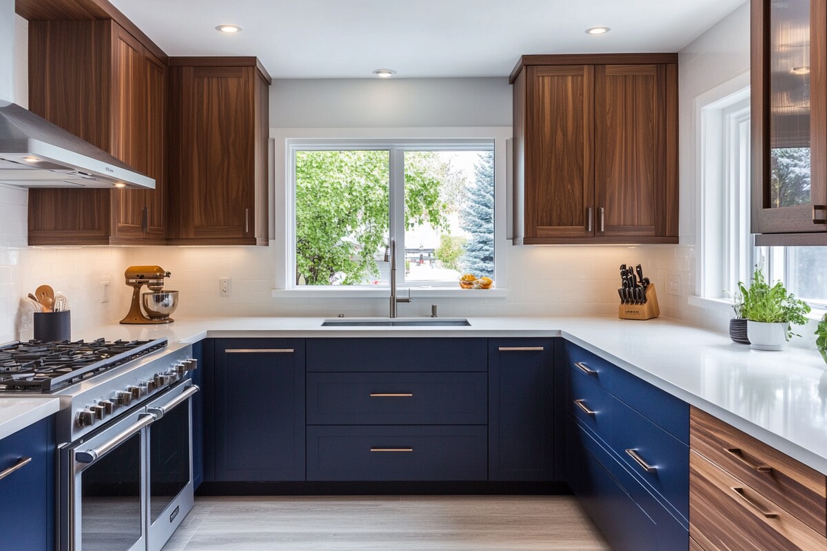 U-Shaped Kitchen Layout
